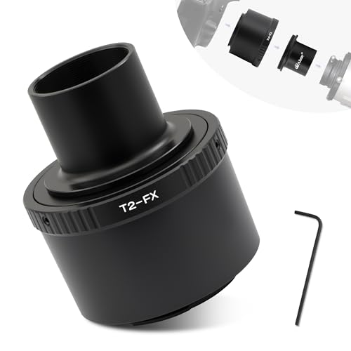 Alstar T T2 Lens Adapter Ring and T Adapter (T-Mount) for Fuji FX Camera