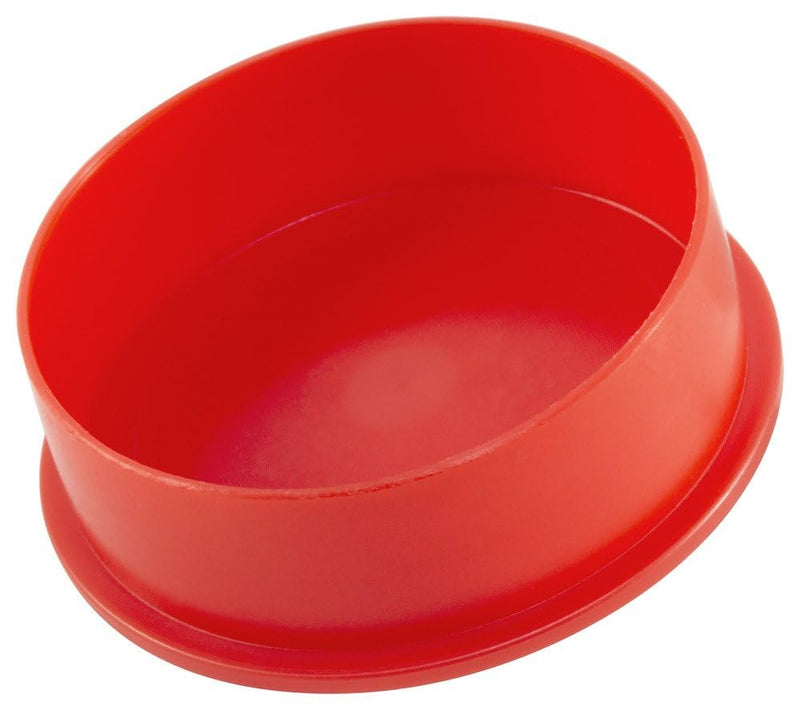 [Australia - AusPower] - Caplugs EC-32 EC Series – Plastic Cap for Threaded Connectors, 40 Pack, Red LD-PE, Nominal Thread Size 2" Flanged, Protective Closures, Dirt and Moisture Seals, Finishing, Masking (99394495) 