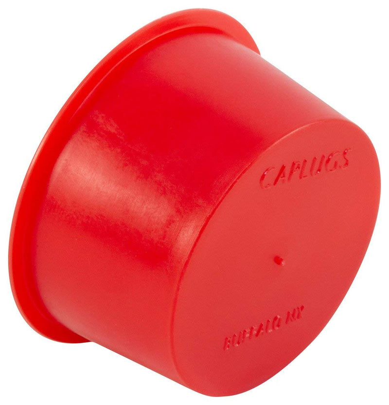[Australia - AusPower] - Caplugs T-18X T Series – Plastic Tapered Cap and Plug, 40 Pack, Red LD-PE, Cap OD 1.568" x Plug ID 1.75" Protective Closures, Dust and Moisture Seals, MIL Spec, SAE Fittings, Hydraulic (99394308) 