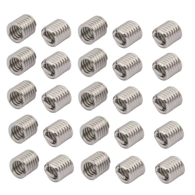 [Australia - AusPower] - uxcell #6-32x0.276 304 Stainless Steel Helical Coil Wire Thread Insert 25pcs 