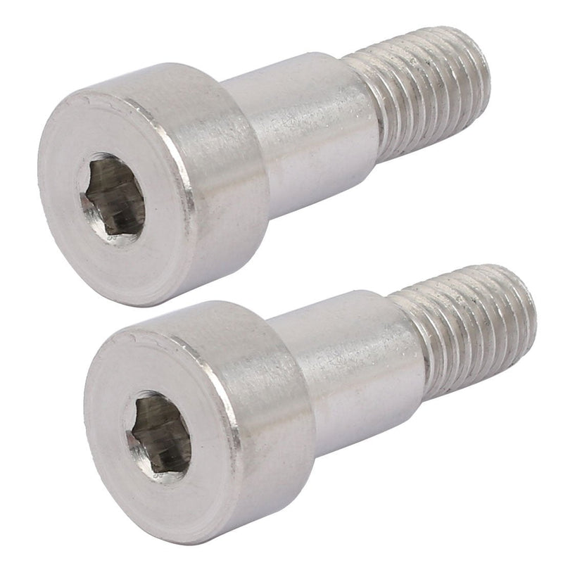 [Australia - AusPower] - uxcell 304 Stainless Steel Hex Socket Shoulder Bolt 12mm Shoulder Dia 16mm Shoulder Length M10 Thread 2PCS 12mm x 16mm x M10 