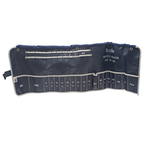 Xcelite roll-up plastic-coated canvas case for 23-piece Service Master roll set, canvas only