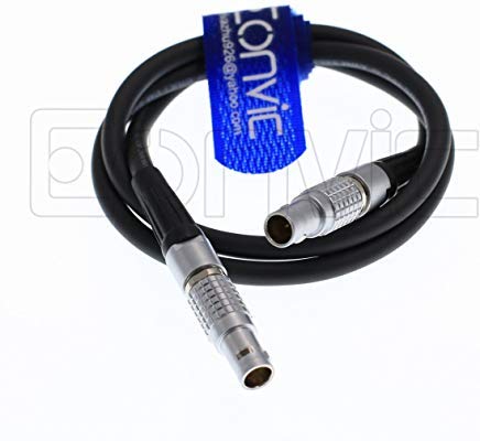 [Australia - AusPower] - Eonvic Power Cable for Steadicam 0b 3-Pin Male to 0B 2 Pin Male 12v Teradek Bolt/Arri Alexa 