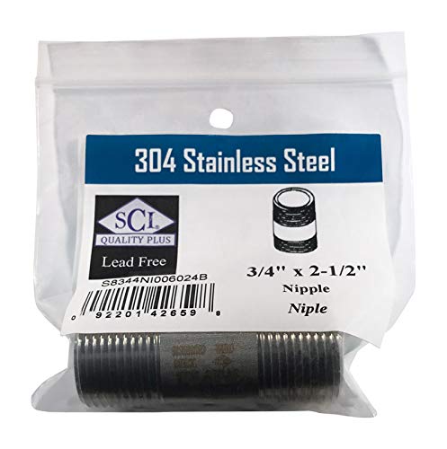 [Australia - AusPower] - Smith-Cooper Nipple 3/4" X2-1/2 SS 
