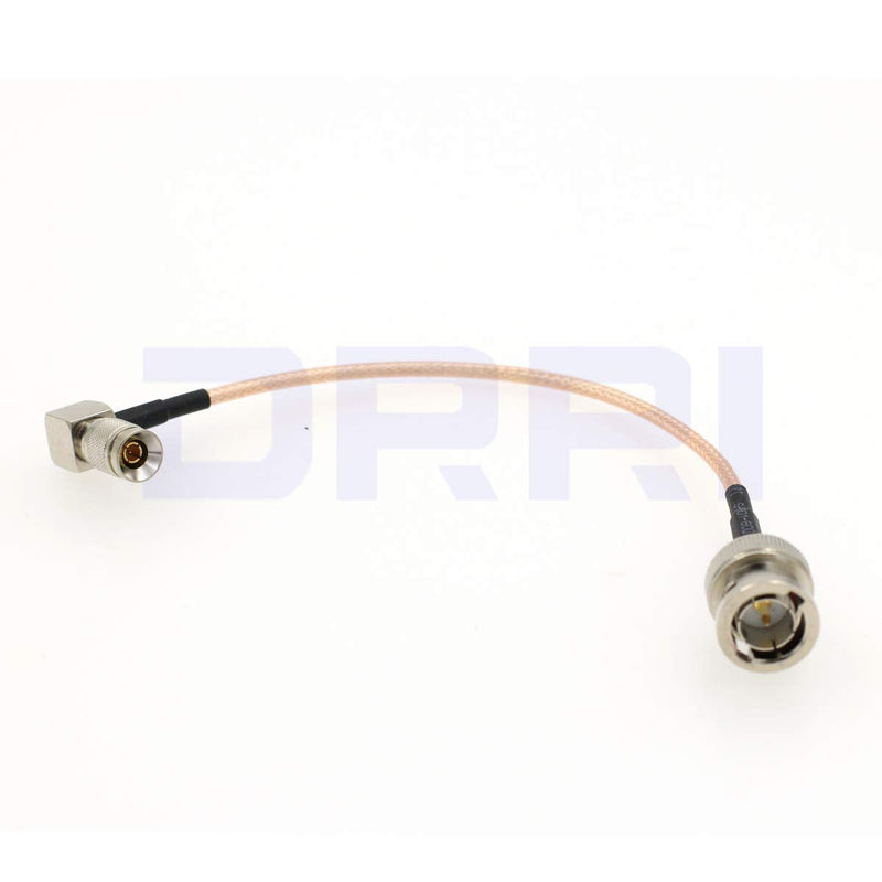 [Australia - AusPower] - DRRI 75 ohm RG179 HD SDI Coaxial Cable DIN 1.0/2.3 to BNC Male for Blackmagic Video Assist/SSD Shuttle/BMD Devices (15CM) 