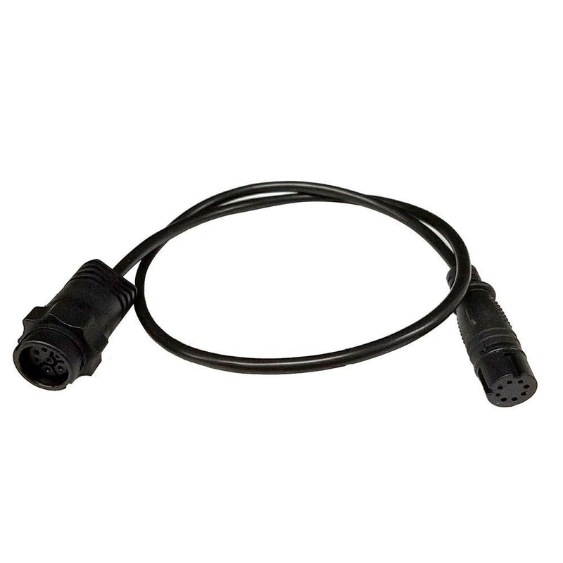 Lowrance 000-14068-001 7 Pin Transducer to Hook²/Reveal & Cruise Adapter, Black