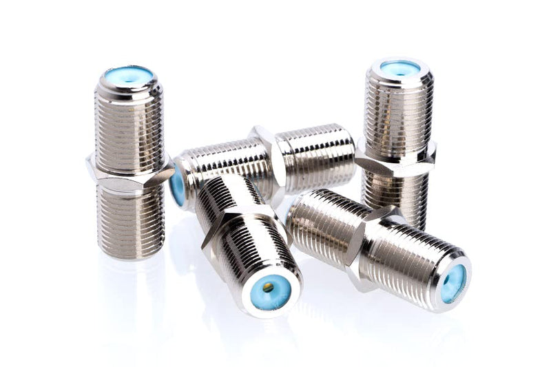 [Australia - AusPower] - Cctv4Less 3GHz F81 Barrel Female to Female Coupler Connector F-Type Coaxial Cable Extension (10/20/30/50/100 Pack) (50) 50 