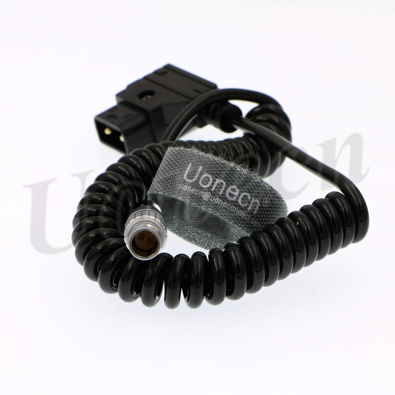 [Australia - AusPower] - Uonecn for Anton Bauer Teradek Bond Power Cable Dtap to 0B 2 Pin Plug Spring Cable Spring cable straight 2 pin male to Dtap 