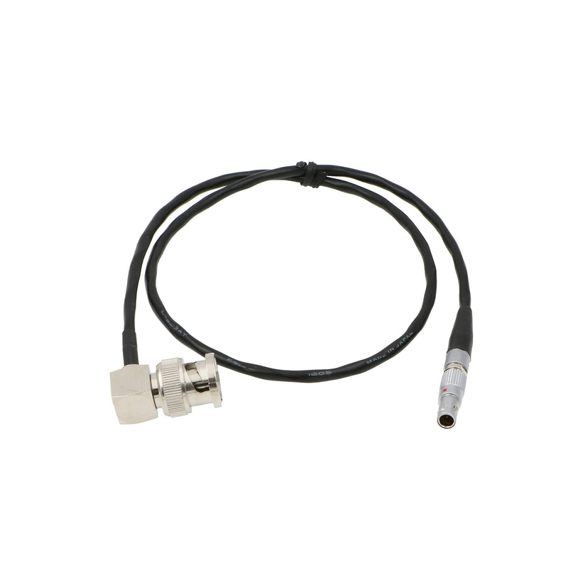 [Australia - AusPower] - Uonecn TIME Code Cable for Zoom F8 4 Pin Male to Right Angle BNC for Red Epic Scarlet. 