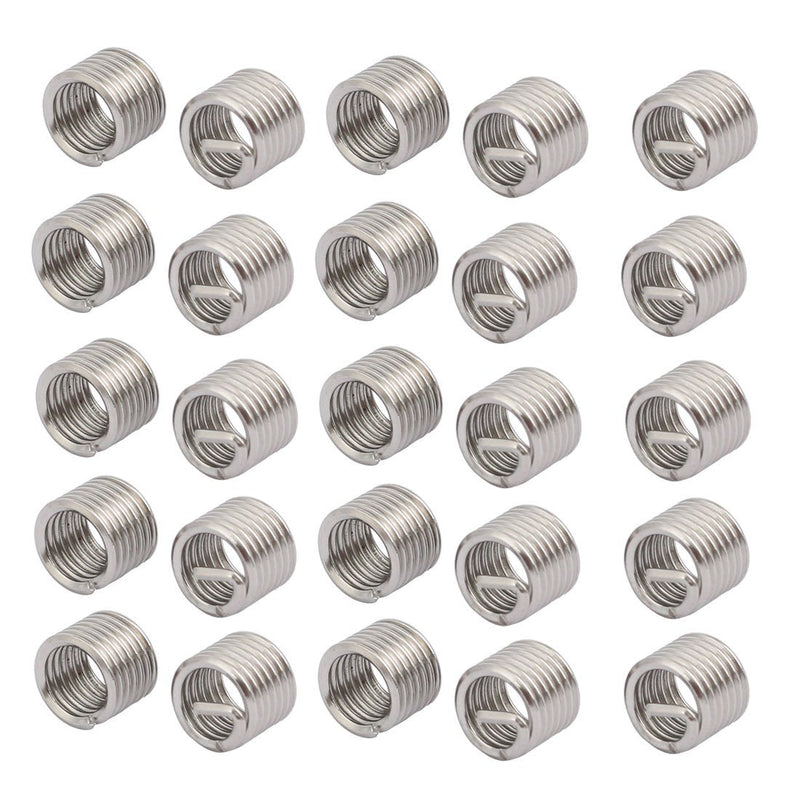 [Australia - AusPower] - uxcell #10-32x0.285 304 Stainless Steel Helical Coil Wire Thread Insert 25pcs 