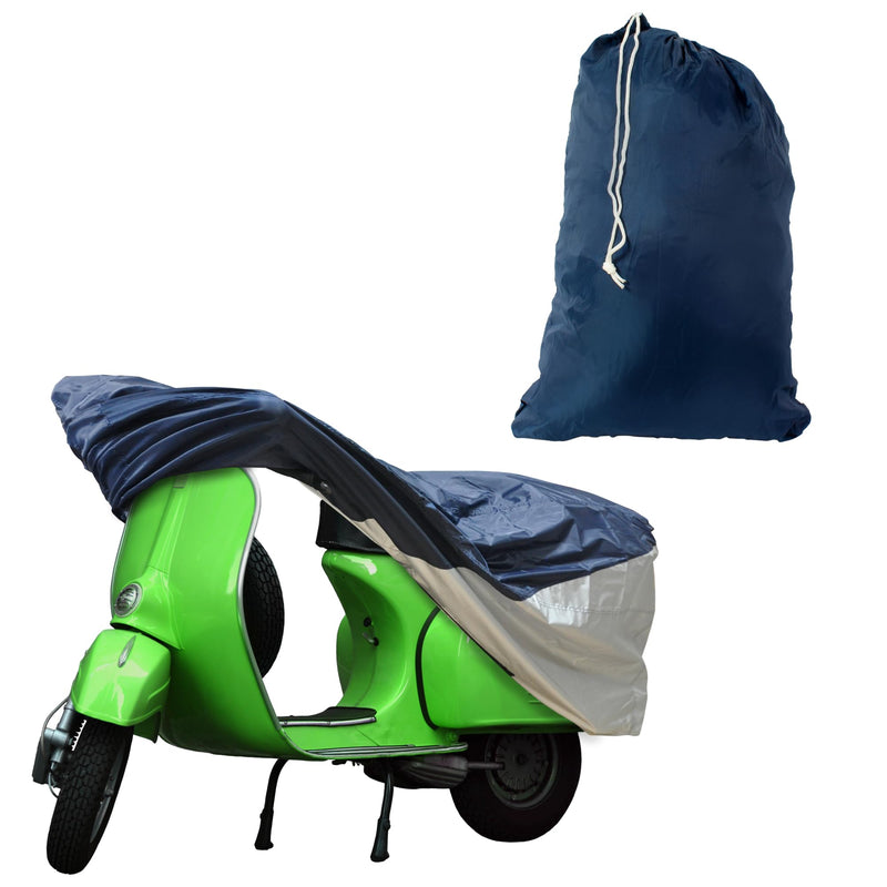 Detailer’s Preference Polyester Scooter Cover, Heavy-Duty Weather Protection, Scratch-Free Design, Compact Storage Bag, Fits Scooters Up to 60 Inches Medium