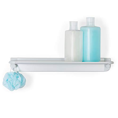 Better Living Products 11630 GLIDE Shower Shelf, Grey
