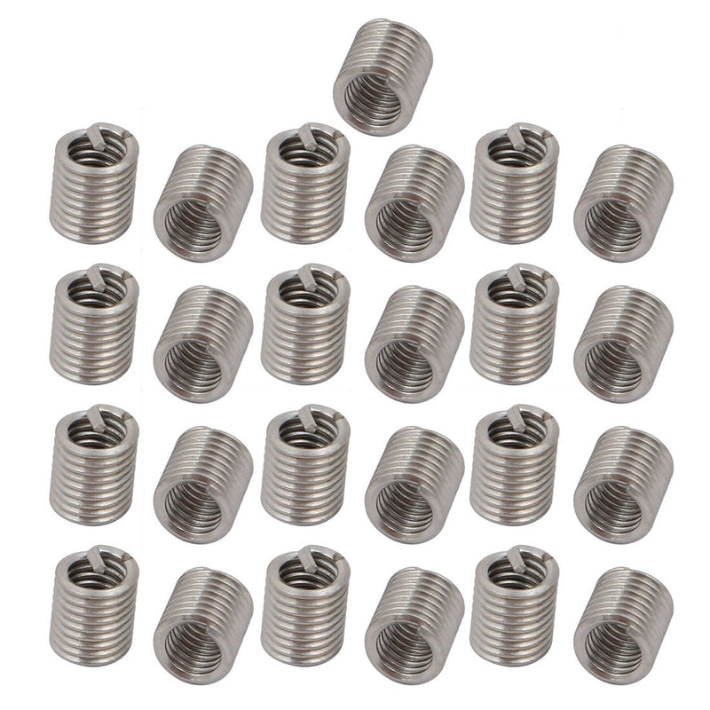 [Australia - AusPower] - uxcell #8-32x0.328 304 Stainless Steel Helical Coil Wire Thread Insert 25pcs 