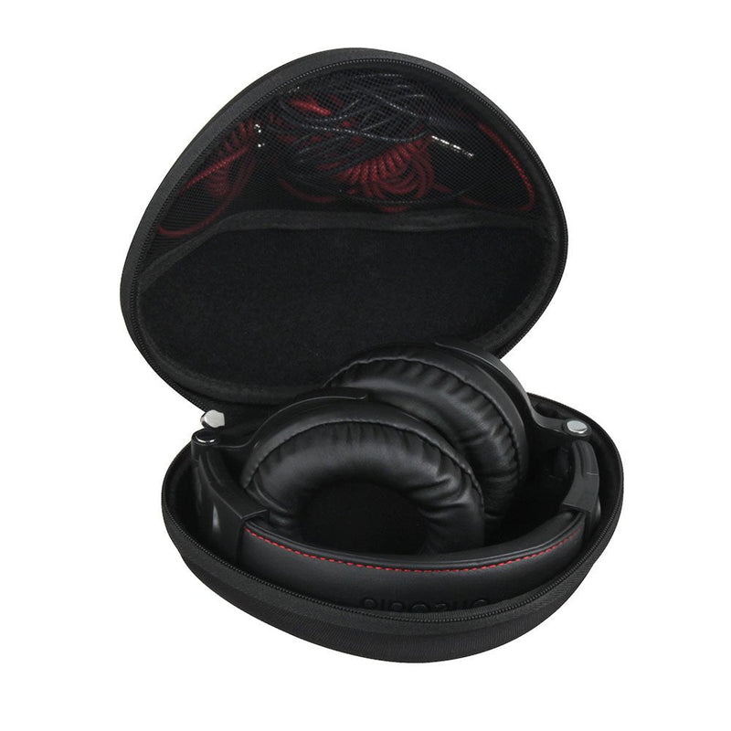 [Australia - AusPower] - Hermitshell Hard EVA Travel Case Fits OneOdio Adapter-Free Closed Back Over-Ear DJ Stereo Monitor Headphones (Black) Black 