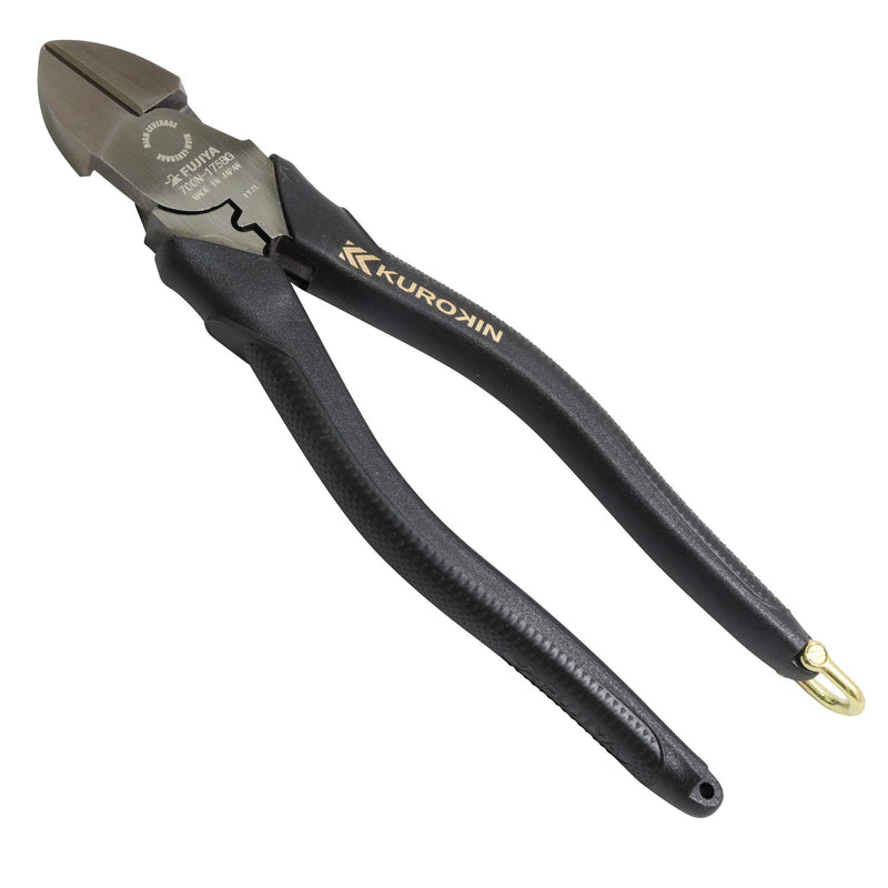 FUJIYA Tools, 700N-175BG, High Leverage Diagonal Cutting Nippers, Black & Gold color-, 7 Inch 175mm Black Gold Single Item