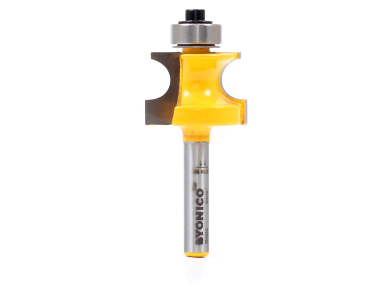 [Australia - AusPower] - YONICO Bullnose Beading Router Bits 3/8-Inch Bead 1/4-Inch Shank 13192q 3/8" Bead - 1/4" Shank 