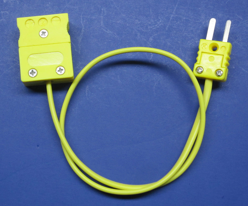 [Australia - AusPower] - Quick Disconnect Standard to Miniature Mini K-Type Thermocouple Transition Adapter Cable Q-K-AD 