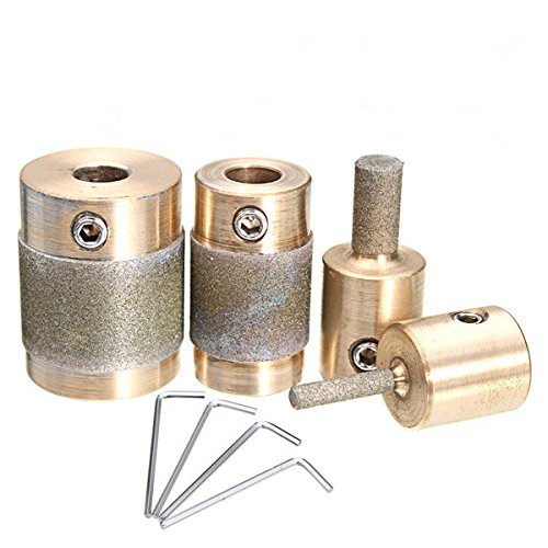 EsportsMJJ 4-Piece Sanding Bits Set Mcb18 Mcb14 Mcb1 Mcb34 Grinding Head for Grinding Machine