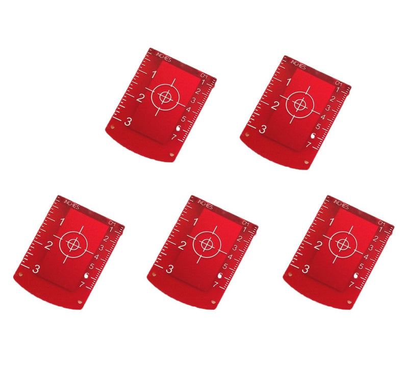 [Australia - AusPower] - Magnetic Floor Target Plate with Stand RED （Pack of 5) 
