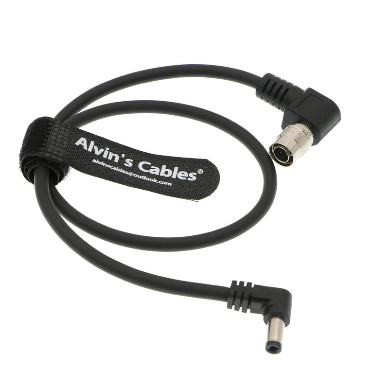 [Australia - AusPower] - Alvin's Cables 4 Pin Hirose Male to DC Jack Power Cable for Sound Devices 633/644/688 Zoom F8 Blackmagic Cinema Camera 4K 45cm Right angle 4 pin 