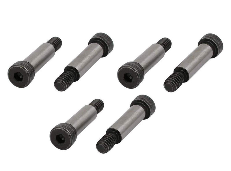 [Australia - AusPower] - 6Pcs Alloy Steel Shoulder Bolt 5/16-Inch Shoulder Dia 1-Inch Shoulder Length 1/4-Inch-20 UNC Thread 5/16*1 