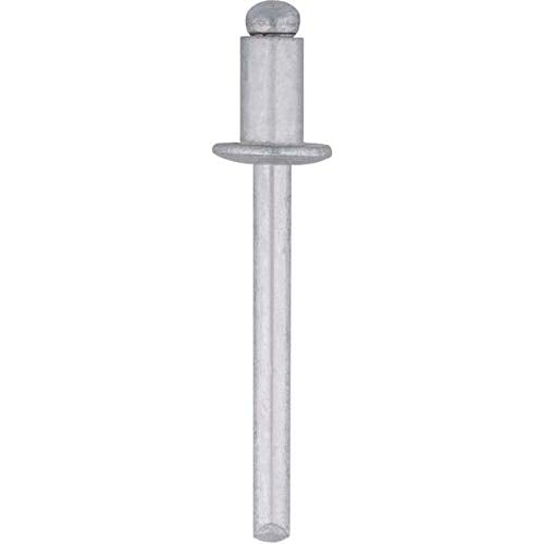 BoltmanShop 3/16-inch dome head all-aluminum panel blind rivets, 1/16 to 1/8-inch grip range, 100 pack