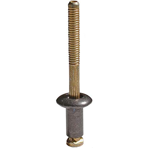 BoltmanShop 1/4-inch peel-type aluminum and steel blind rivets, 3/32 to 1/8-inch grip range, 25-pack