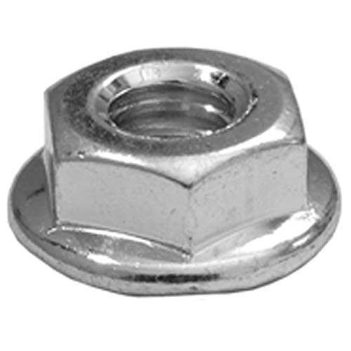 BoltmanShop 1/4-20 SPIN LOCK serrated flange nut, 19/32-inch outer diameter, 100-pack