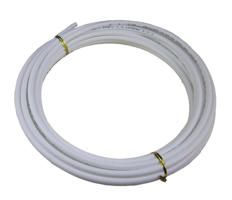 [Australia - AusPower] - Lemoy 1/4 Inch, 10 Meters 30 feet Length Tubing Hose Pipe for Reverse Osmosis RO Water Purifiers Filter System (white) White 