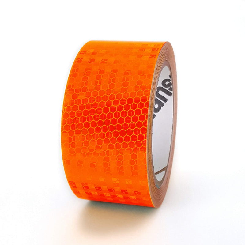 [Australia - AusPower] - High Intensity Retro Reflective Tape (HXREF) [1 Roll] 2" (50mm) x 10 yds Orange 2"(50mm) [1 roll] 