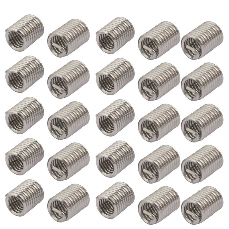 [Australia - AusPower] - uxcell 5/16"-18x0.625 304 Stainless Steel Helical Coil Wire Thread Insert 25pcs 