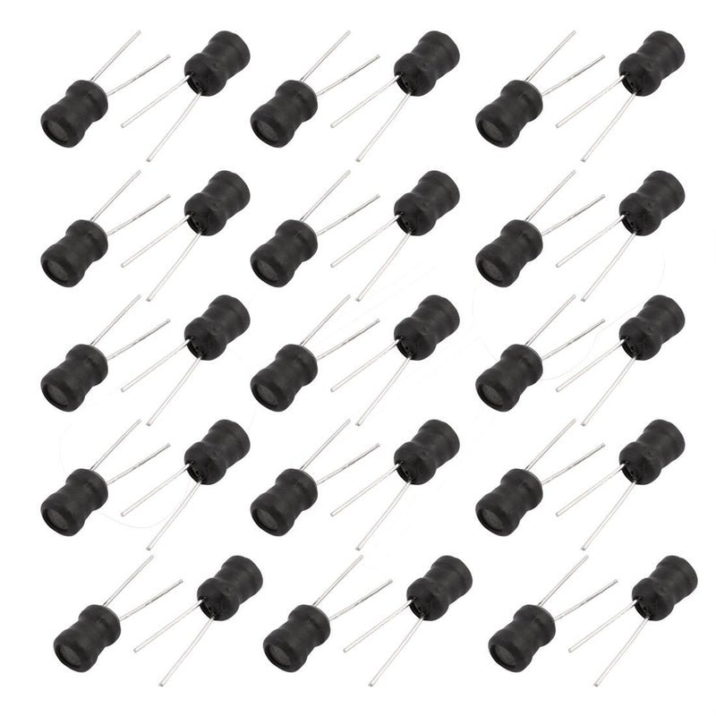 [Australia - AusPower] - uxcell 30 Pcs Radial Lead Type Inductor Through Hole Mount Electronic 100mH 104K 