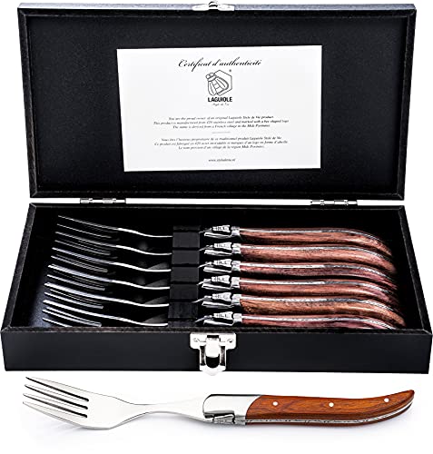 Laguiole Style de Vie Forks Luxury Line - Rosewood LuxVorkRoos