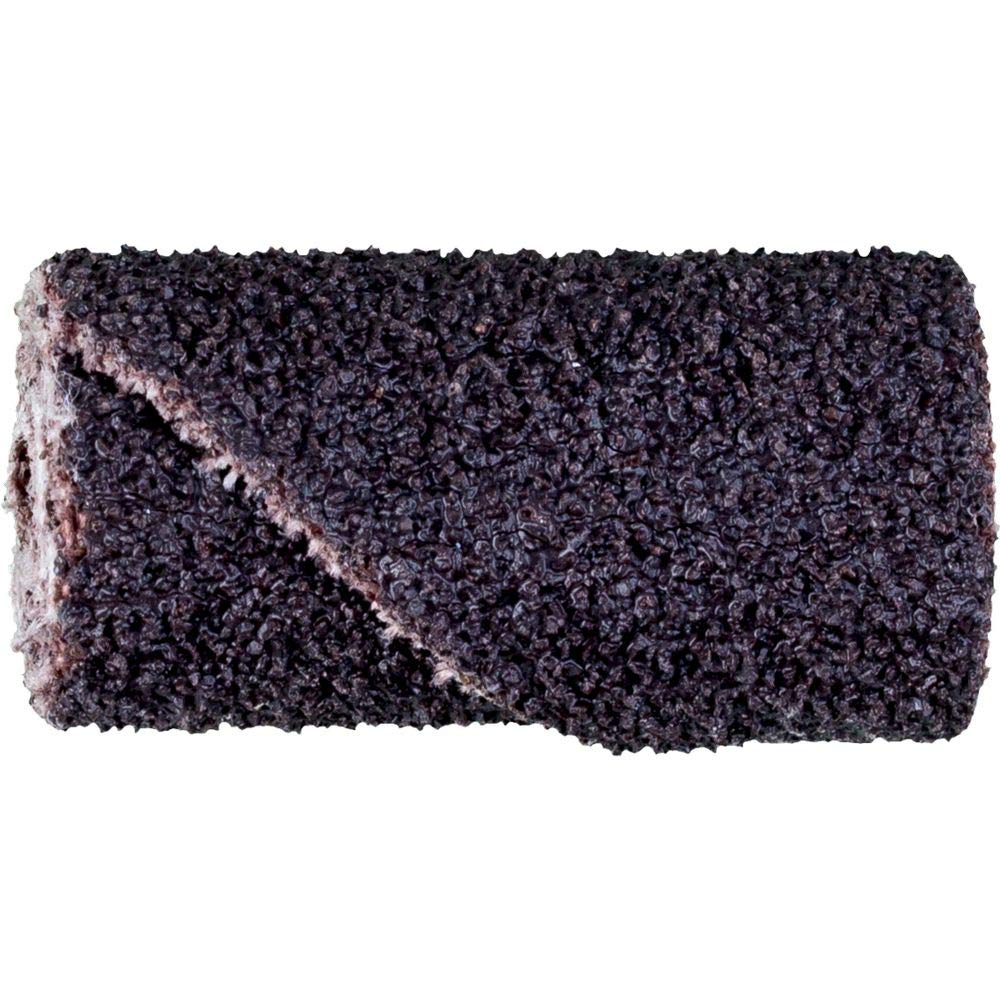 PFERD 41567 Untapered Cartridge Roll, Aluminum Oxide A, 1/2" Diameter x 1" Length, 1/8" Arbor Hole, 60 Grit, 18000 Max RPM (Pack of 50)