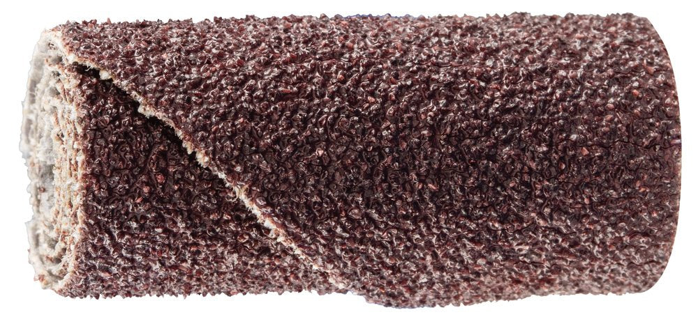 PFERD 41568 Untapered Cartridge Roll, Aluminum Oxide A, 1/2" Diameter x 1" Length, 1/8" Arbor Hole, 80 Grit, 18000 Max RPM (Pack of 50)