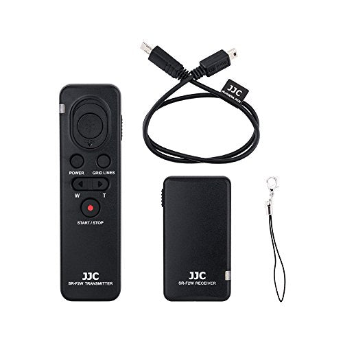 JJC RMT-VP1K Wireless Remote Control for Sony FDR-AX53 AX43 AX700 HDR-CX405 Multi Terminal, Wireless