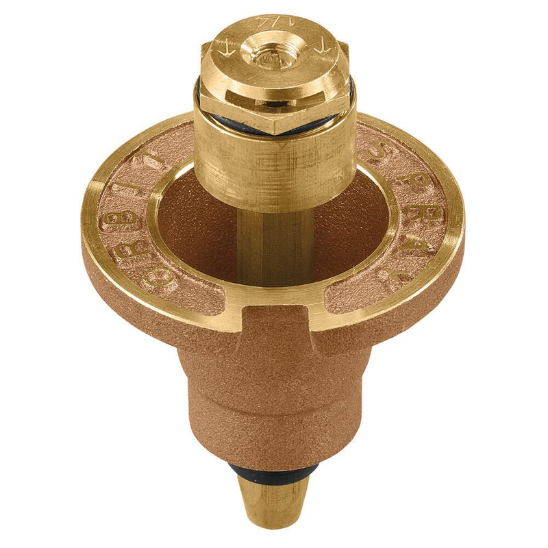 [Australia - AusPower] - Orbit 54072 Brass Pop-Up Flush Head Sprinkler with Quarter Pattern Spray Nozzle 2-Pack 