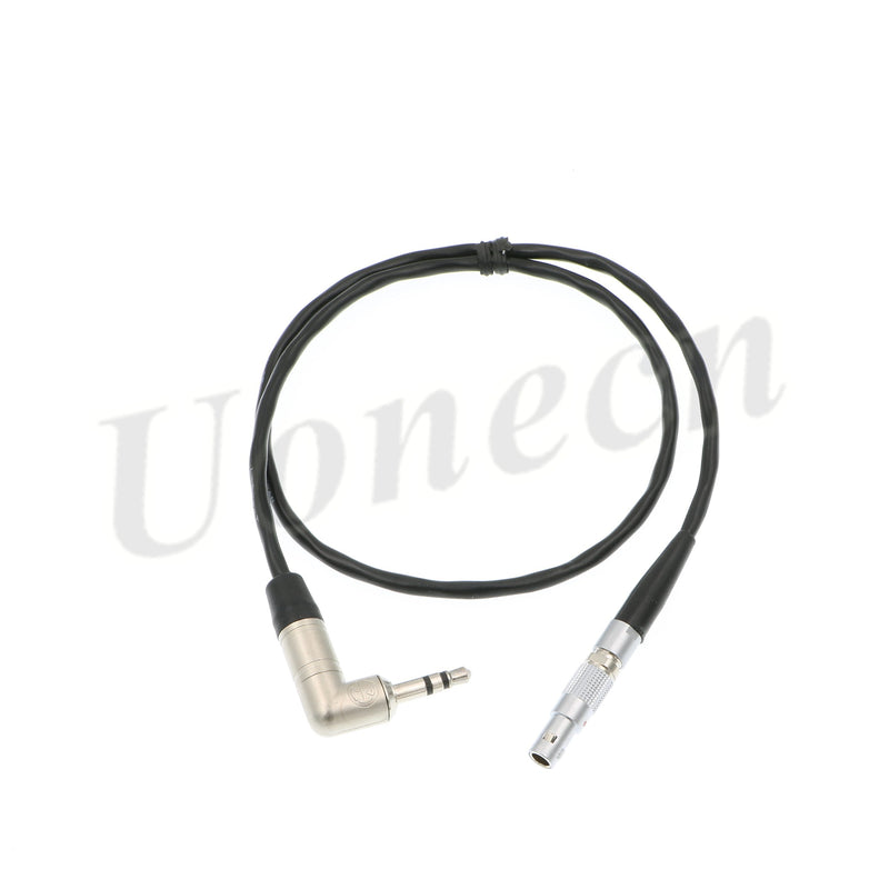 [Australia - AusPower] - Uonecn Red Epic time Code line 00B 4 pin Male to Easync Synchronize Right Angle 3.5mm Audio Head 