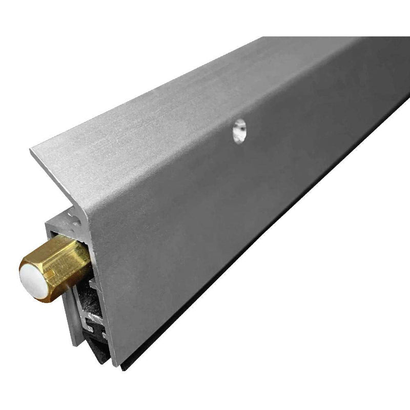 Fire Rated/Light Duty/Surface Mounted Automatic Door Bottom (7123CA) with Solid Rubber Extrusion, SMS # 6 x 1'' Supplied, (36'' L x 19/32" W x 2" H) 36''