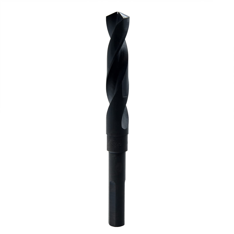 MAXTOOL 13/16" Silver and Deming Drill Bits HSS M2 S & D Drill Bits Prentice Twist Drills Black Oxide 3-Flat on 1/2" Shank 3-Flat 6" OAL; SD02B03R052 13/16"