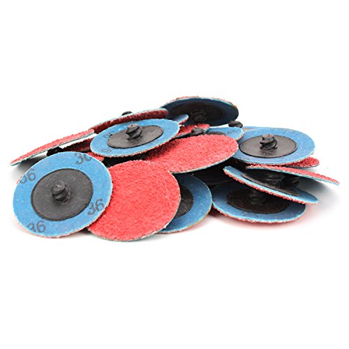 BHA 2" Ceramic Quick Change Sanding Discs Type R Male, 36 Grit - 25 Pack 36.0
