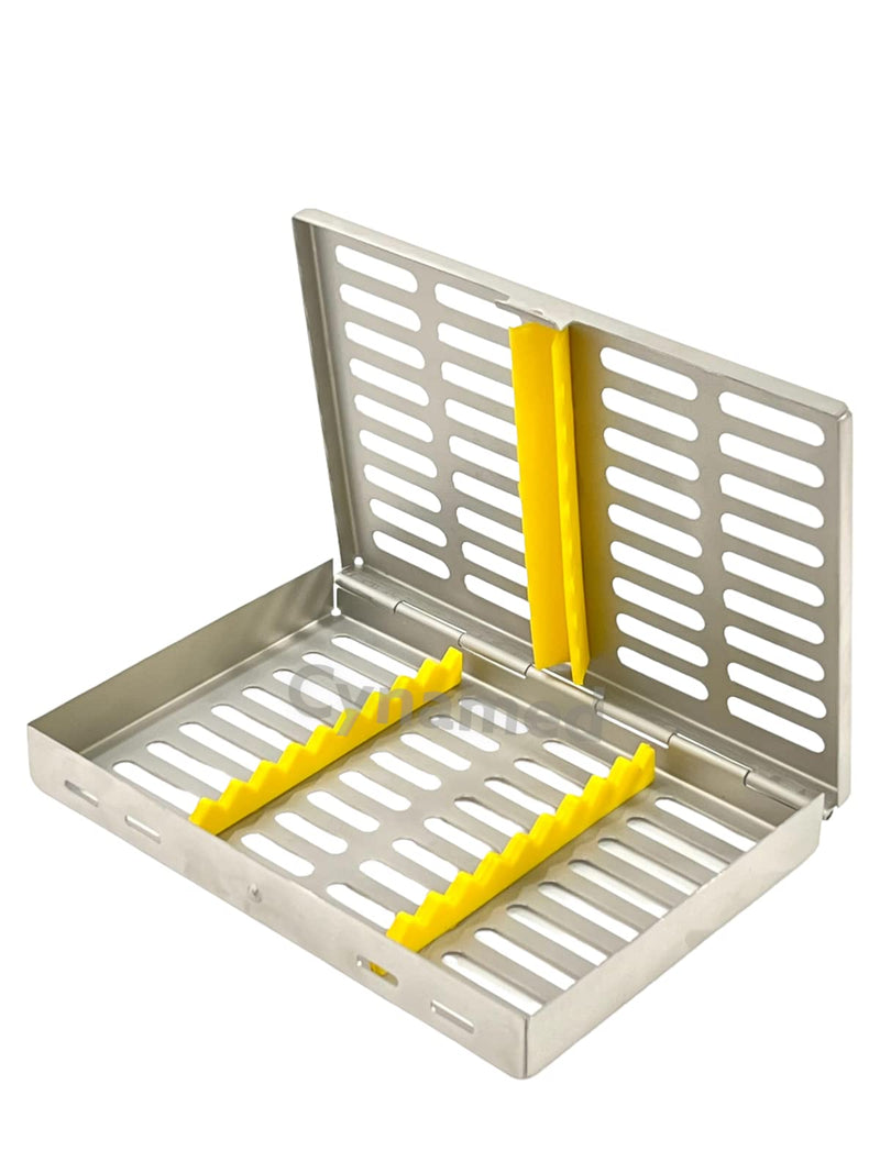 [Australia - AusPower] - Cynamed PREMIUM GERMAN DENTAL AUTOCLAVE STERILIZATION CASSETTES BOX RACK for 10 INSTRUMENTS BRANDED 