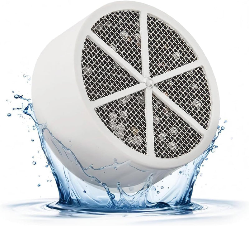 Crystal Quest Bath Ball Replacement Cartridge – Removes Chlorine, PFAS & Odors – Easy-to-Install Water Filter – Eco-Friendly, Durable & Skin-Safe – Built in the USA Pack of 1