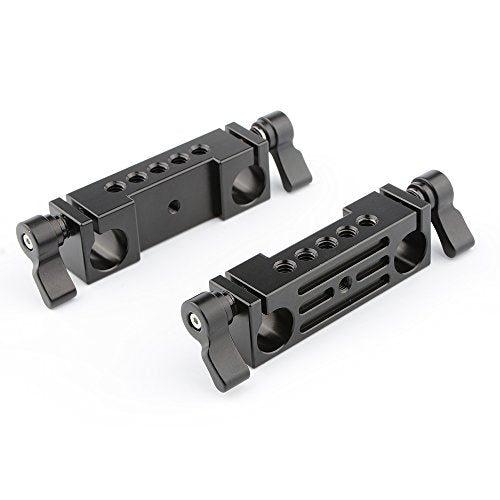 CAMVATE 15mm Rod Clamp Railblock for DSLR 15mm Rail Rig Rod Support System
