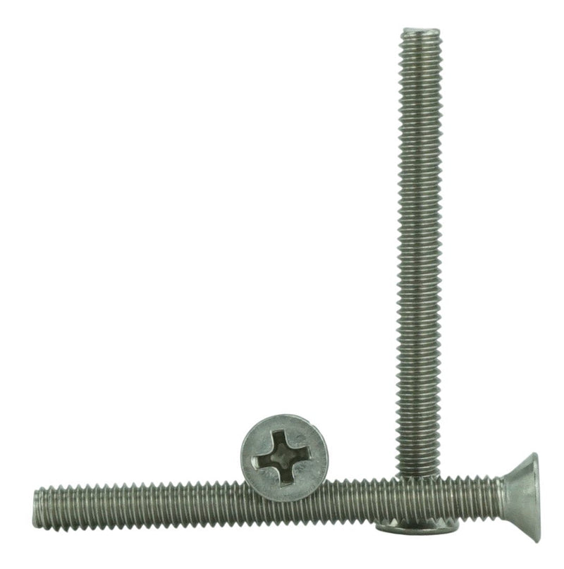 Stainless 8-32 x 1-3/4" (1/2" to 2" Lengths Available) Flat Head Machine Screws, Full Thread, Phillips Drive, Stainless Steel 18-8, Machine Thread (8-32 x 1-3/4") 8-32 x 1-3/4"