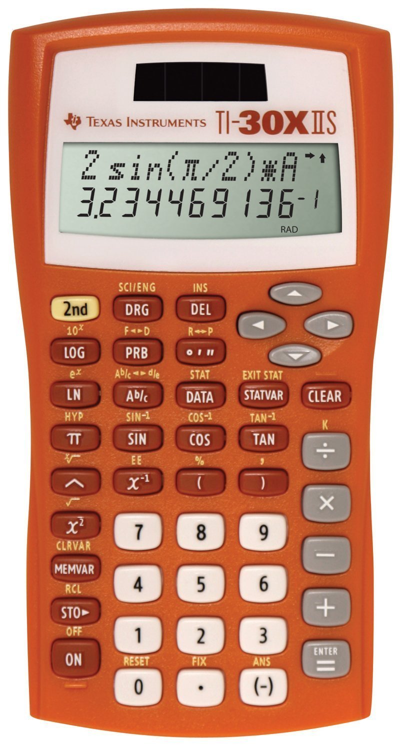 [Australia - AusPower] - TEXAS INSTRUMENTS 30XIIS Scientific/Math Calculator - Orange 