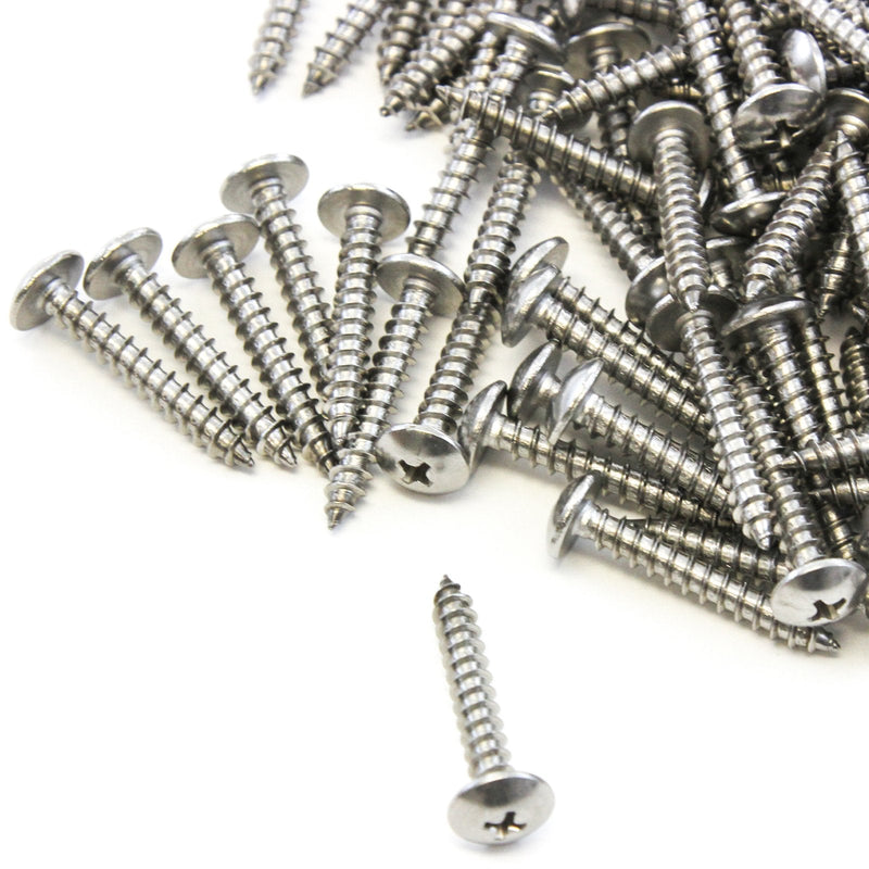 160 Piece Truss Head Screw Set for Dock Bumper Installation Marine Grade Stainless Steel 10 x 1-1/4 Inches SS 10 x 1-1/4" 160 Count - Screw Set
