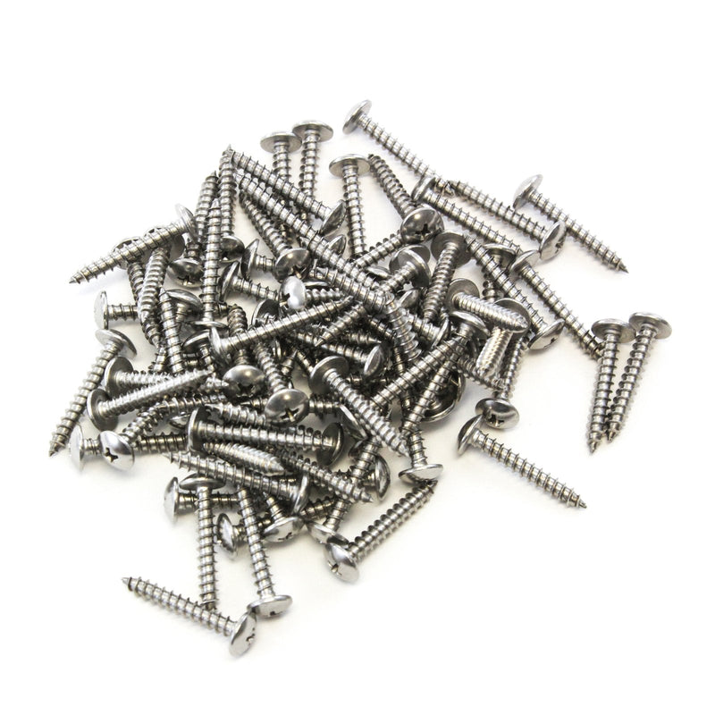 [Australia - AusPower] - 80 Piece Truss Head Screw Set for Dock Bumper Installation Marine Grade Stainless Steel 10 x 1-1/4 Inches SS 10 x 1-1/4" 80 Count - Screw Set 