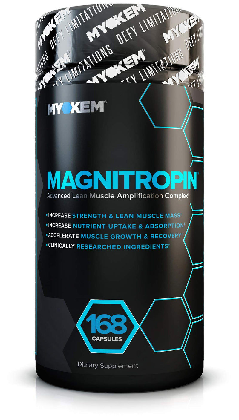 [Australia - AusPower] - MYOKEM – Magnitropin – Advanced Lean Muscle Complex – Increase Strength, Muscle Mass, Growth, Recovery and Nutrient Absorption – 168 Capsules 
