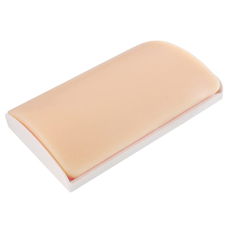 [Australia - AusPower] - Training Suture Pad Skin Model Practice with Curved Base, Anti-Slip Durable Silicone, 3 Layers, Reusable for Students Nurses Practicing 